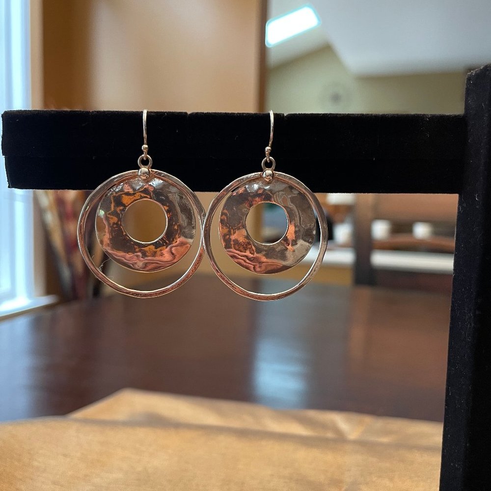 Silpada W1322 Hammered Sterling Silver Earrings